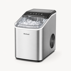 Hicloud Nugget Ice Maker, 35lbs Daily Production, First Batch in 10 Mins, Spiral Extrusion System for Restaurant-Style Ice.