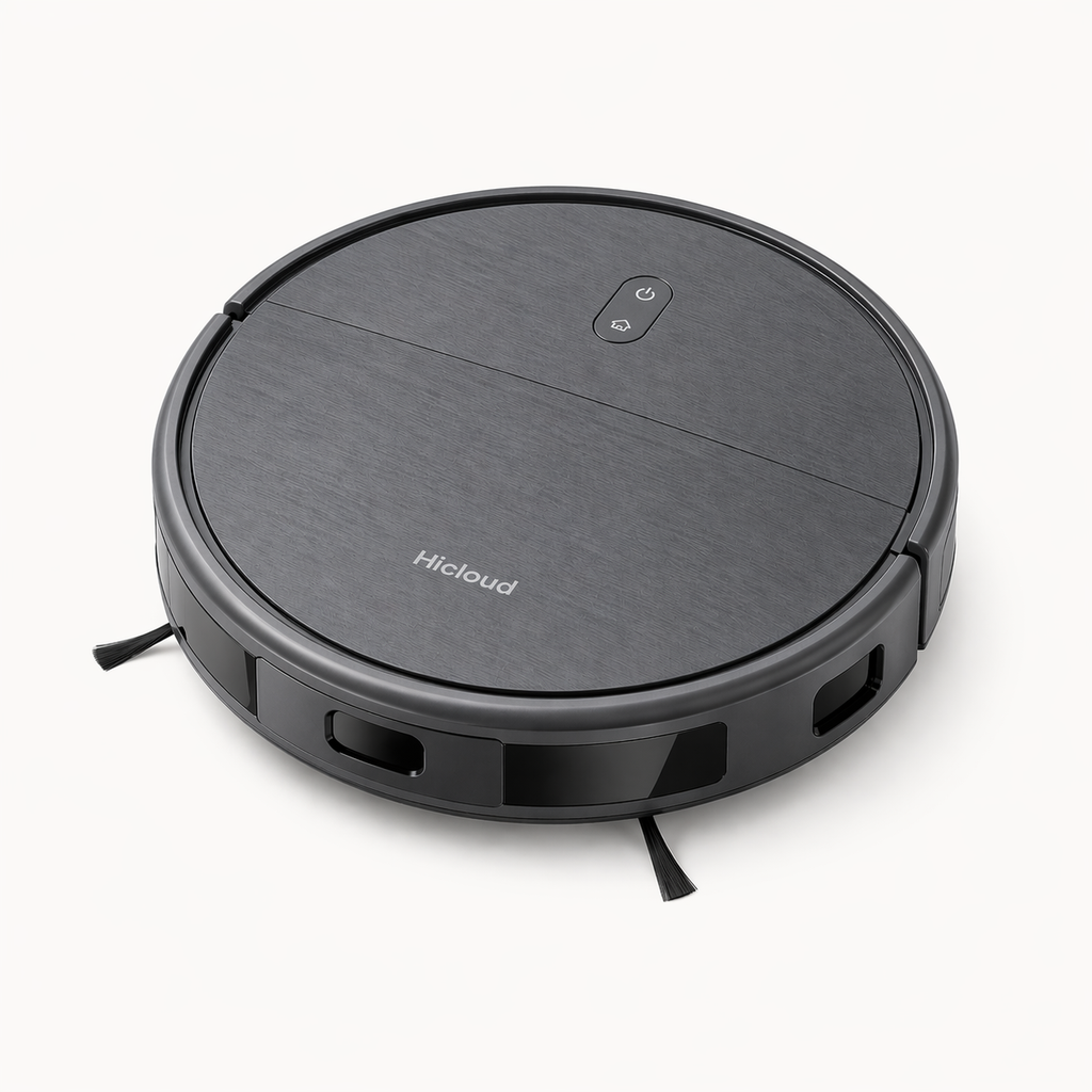 Hicloud Robot Vacuum and Mop Combo, 2300Pa WiFi Robot Vacuum Cleaner with Voice Control and Zig-Zag Cleaning