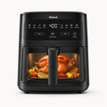 Hicloud 6QT Air Fryer with Viewing Window, 10-in-1 Compact Digital Airfryer Oven, 400°F Rapid Cooking for Fries