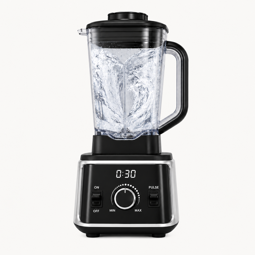 Hicloud 1800W 2-in-1 Blender and Grinder Combo, 68oz Countertop Blender with 27oz Grinding Cup, Professional High-Speed Motor