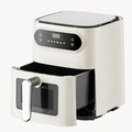 Hicloud 7.5QT Air Fryer, 1600W Multifunction Airfryer with Visible Window, Adjustable Time＆Temperature, Nonstick, 85% Less Oil