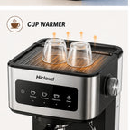 Hicloud Espresso & Cold Brew Coffee Maker, 20 Bar Pressure System, 1250W Powerful Heating, Hot & Cold Brew Modes