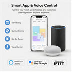Hicloud LiDAR Robot Vacuum Cleaner, 2100Pa Smart Robot Vacuum with Room Mapping, App & Voice Control