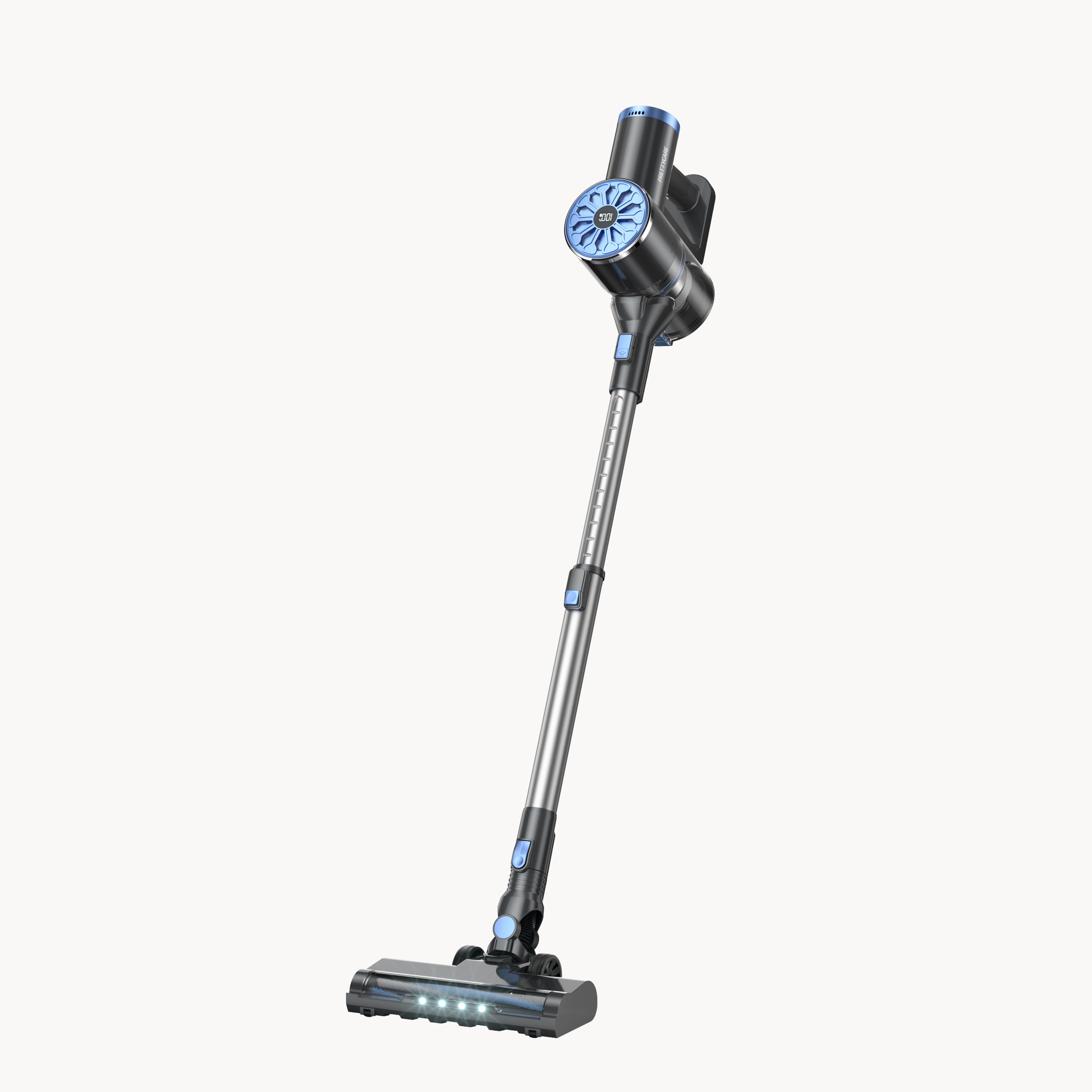 Hicloud Cordless Vacuum Cleaner, 38000PA/450W 50min 2500mah for Home Pet Hair Carpet Wood Floor